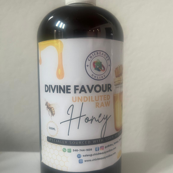 Raw Undiluted Honey - 1 Littre size bottle